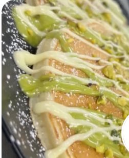 Pistachio banana pancakes